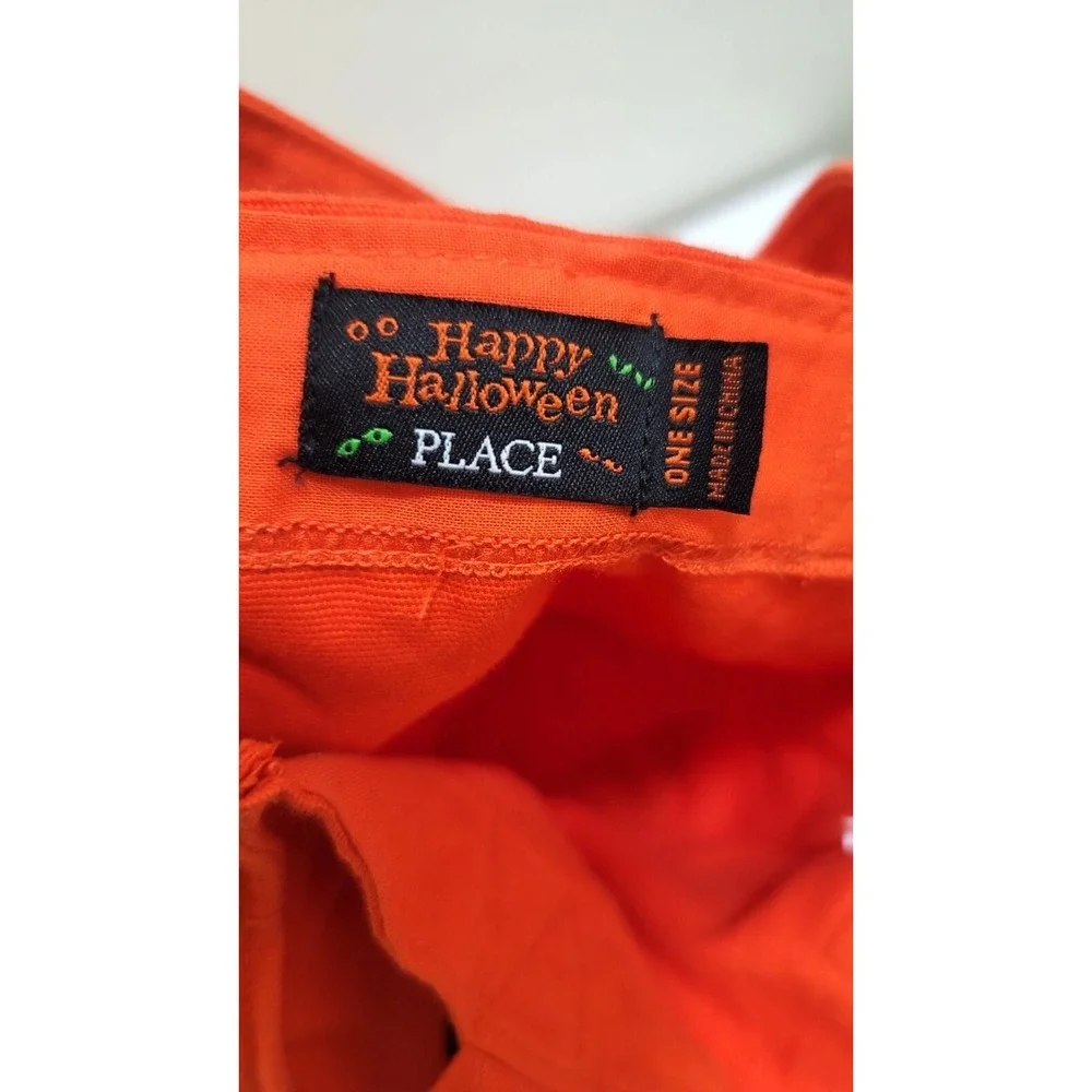 Halloween Trick Or Treat Bags Set - Purple Cat & Orange Pumpkin Design With Hand
